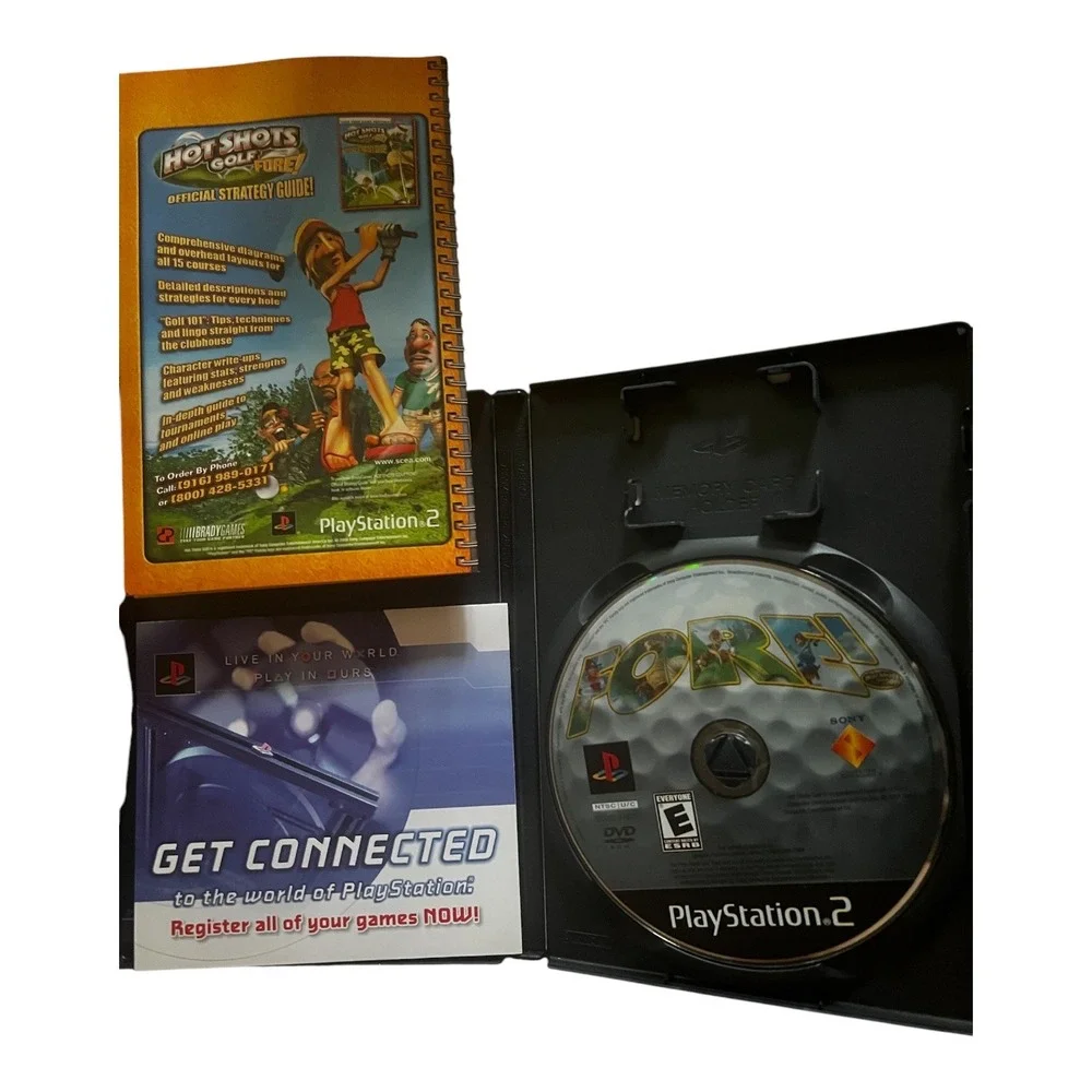 Hot Shots Golf Fore! Sony PlayStation 2 PS2 2004 CIB Manual SCUS-97401 Mens Kids